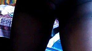 Cum In Black Pantyhose