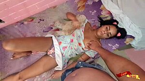 Asian Teen Babysitter Gets Tight Ass Fucked By Stepfather In Anal Sex