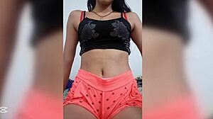 Colleague bathes in room after work