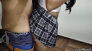 Homemade Scene Where Daddy Tricks Teen Stepdaughter With Homework For Sex