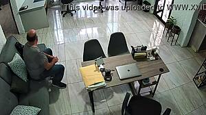 I fucked my old ex-teacher in the living room first.