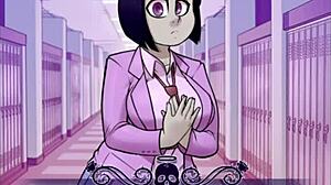 raven, as a schoolgirl, do you take that big cock in your ass?