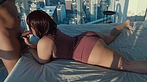 Cheating with trainer, riding his cock on my big ass