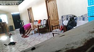 Stepmother Rests On Sofa Before Stepson Fucks Her