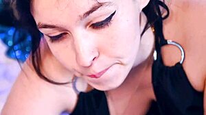 Practicing Her Deepthroat Skills