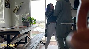 Amateur Latina Uses All Three Holes Roughly