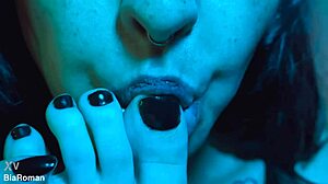 My Cute Foot Tickled and Licked in Fetish Scene