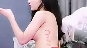 Two Thai Girls 18-19 with Big Tits and Pussy Live