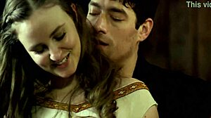 the king fucks the maid's pussy hard