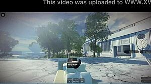 I fucked this cute catgirl in the Roblox condo.