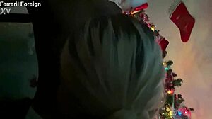 Blonde bimbo sucks big black dick