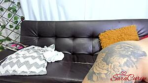 Playing with my naughty stepdaughter's big ass