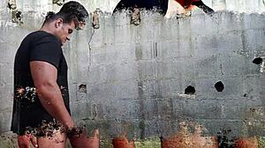 Yuri Ga�cho - Brazilian Bear Fucking Hard The Cock - Brazilan Bear Soloboy Big Cumload