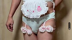 Japanese Girl in Uniform Gets Anal Training with Pierced Nipples