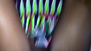 ebony slut gets creamy pussy from monster cock