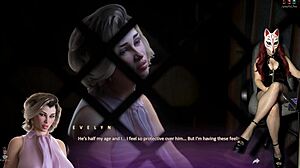 in apocalust ep 17, boobs pop out at the movies 😏