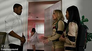 ghostbuster chanel camryn begs for big black cock - ghostbusters porn cosplay parody