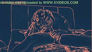 Spycam catches wife cheating on husband with lover in fucking