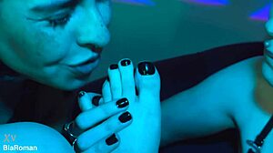 My Cute Foot Tickled and Licked in Fetish Scene