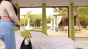 thick latina tries porn and goes wild