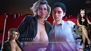 in apocalust ep 17, boobs pop out at the movies 😏