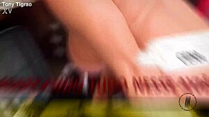 Watch curvy blonde Juju Meirelles riding monster cock in cowgirl and bent over!