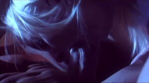 Fucking milf Hannah Harper with big tits and shaved pussy. 😏