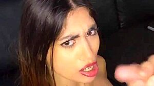 Teen Latina Sucks Boss's Cock Hard In Amateur Scene