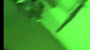 Blonde couple fucks with big black cock