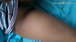 i went to talk to her for lunch and found her ass half covered, i taped it all