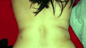 dominican bbw interacts with chubby guy in private setting.