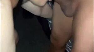 the black guy destroys my throat with his big cock