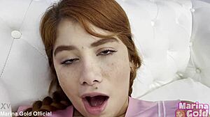 huge bbc destroys marina golds ass in role play