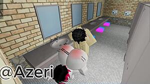 Me Follo A Mi Amiga En Un Baño Público L Roblox 2!