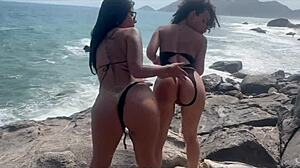 Explicit Sex On Nudist Beach With Hot Babes