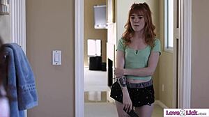 i know that look, you have a crush on your big tits stepmommy, licking her pussy