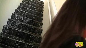 I saw June and Sabrina remove clothes for lesbian fun