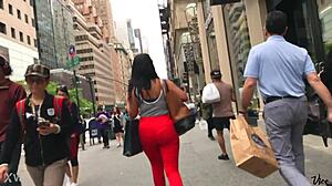 i saw beautiful piece of chocolate ass candidly hidden