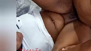 Old Man Fills Prostitute's Ass With Cum