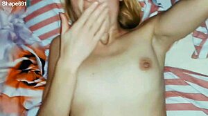 Blonde wife enjoys hot homemade sex