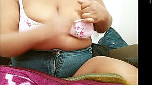 North Indian Sexy Girl Shows Off Her Big Tits in a Suggestive Way