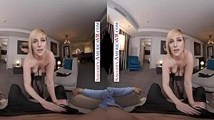 British Kate England interacts naughtily in VR reality