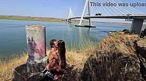 damiana fixes car then fucks on european road trip