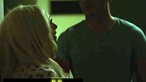 Hot blondie fucks her stepbro to get over breakup!