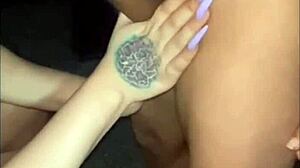 the black guy destroys my throat with his big cock