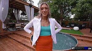 hot realtor thanks friend for good opportunity in reality show