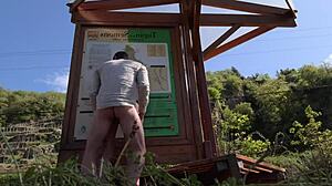 Il Me Baise Sur Le Bord De La Route With Public Blowjob And Cumshot