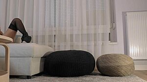 Hottest Brunette Babe College Girl Fashion Shooting Lingerie Try On