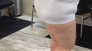 Feeling Excited Flashing Pussy In Office Without Panties