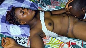 African babe sucks and licks pussy intensely